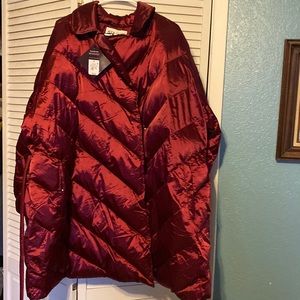 Ava &Viv  burgundy puffy jacket.  New with tag from target